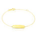 Bracelet Identité Gaspardine Maille Forçat Or Jaune - Bracelets Communion Enfant | Histoire d’Or