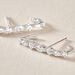 Boucles D'oreilles Puces Winter Sweetness Argent Blanc Oxyde - Boucles d'oreilles fantaisie Femme | Histoire d’Or