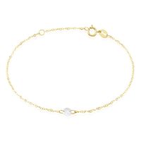 Bracelet Or Jaune Emilee Oxyde De Zirconium