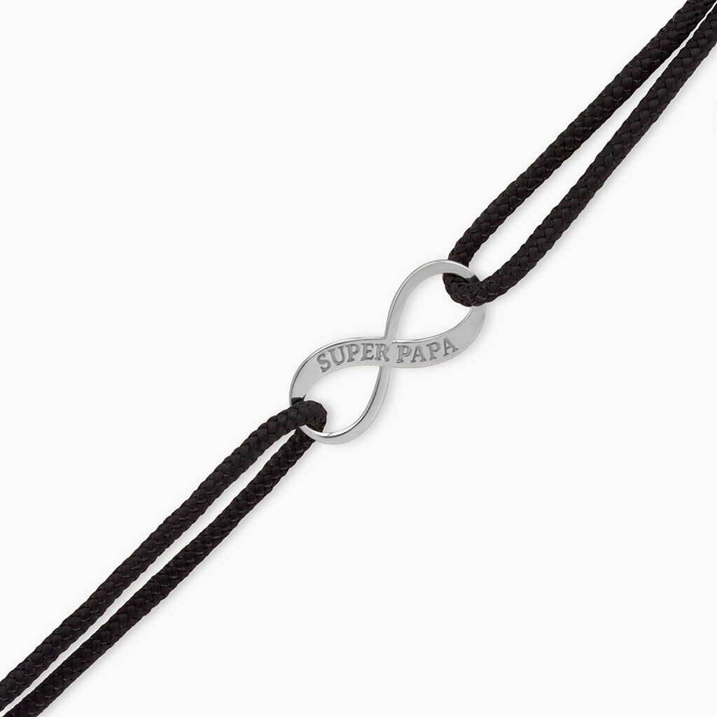 Bracelet Kwesi Argent Blanc - Bracelets Coulissants Homme | Histoire d&rsquo;Or