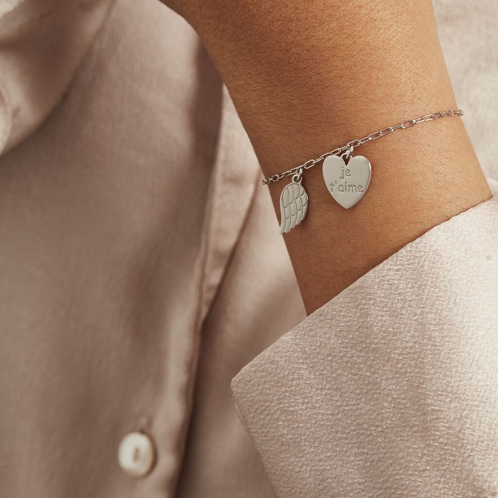 Bracelet Argent Blanc Laios - Bracelets Femme | Histoire d’Or