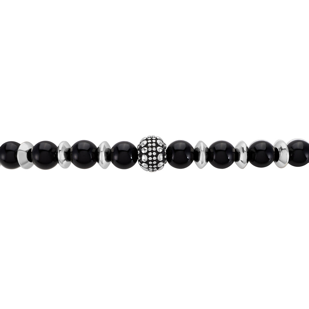 Bracelet Jourdan Acier Gris Onyx - Bracelets Homme | Histoire d’Or