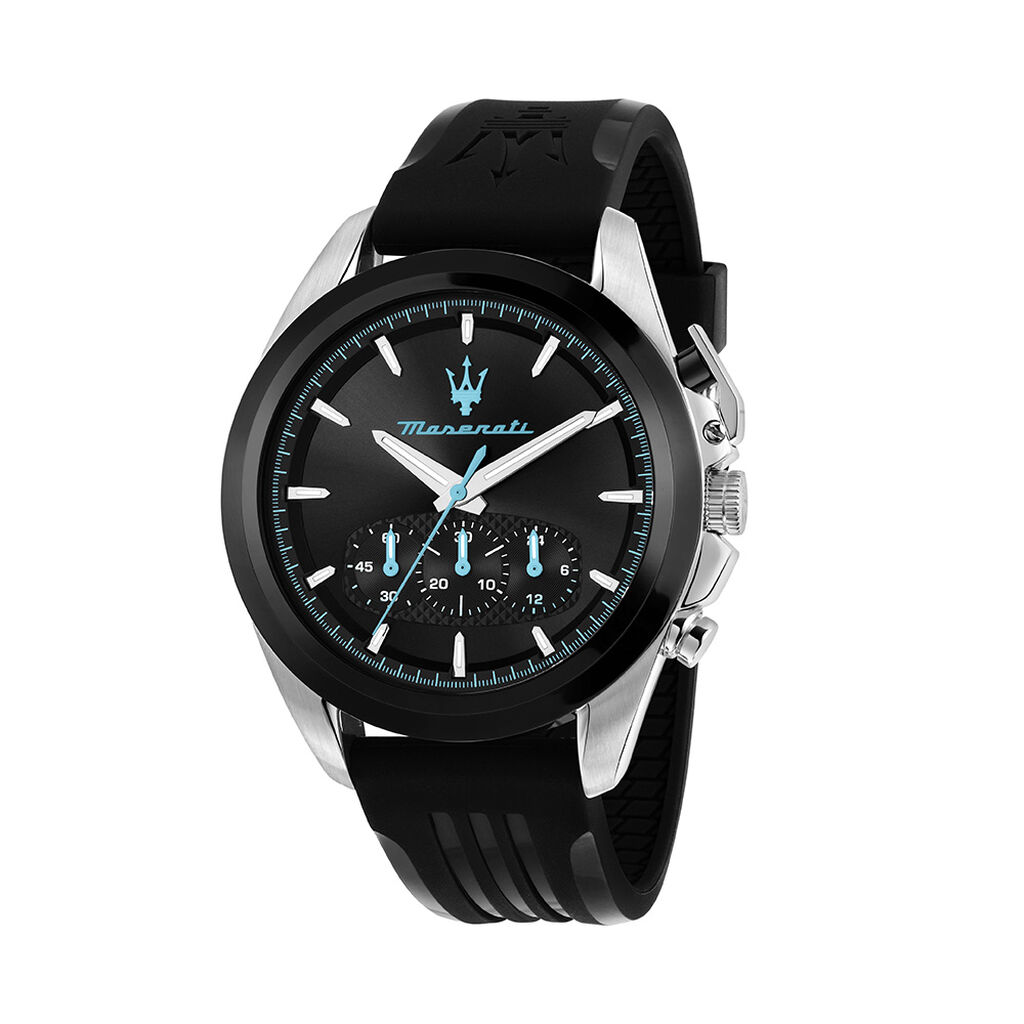 Montre Maserati Traguardo Noir - F&ecirc;te des p&egrave;res Homme | Histoire d&rsquo;Or