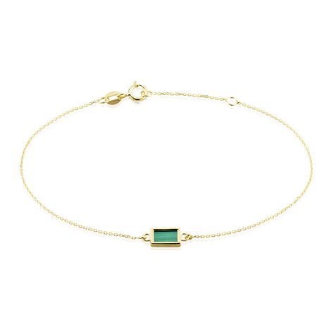 Bracelet Hallie Or Jaune Malachite - Bracelets Femme | Histoire d’Or