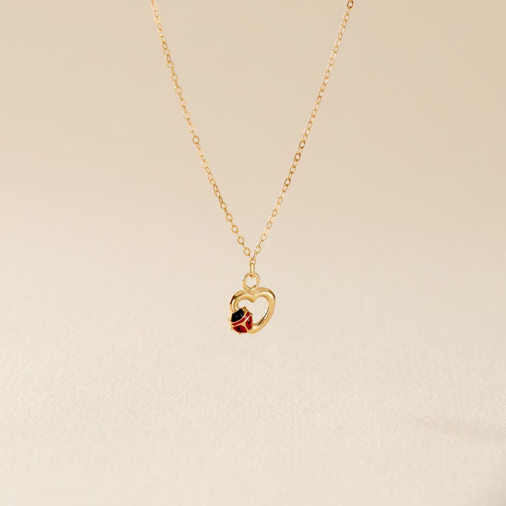 Collier Hydrangee Or Jaune - Colliers Enfant | Histoire d’Or