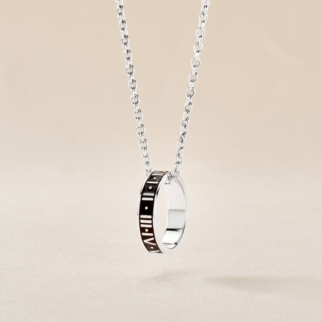 Collier Ilyan Argent Blanc - Colliers Homme | Histoire d’Or