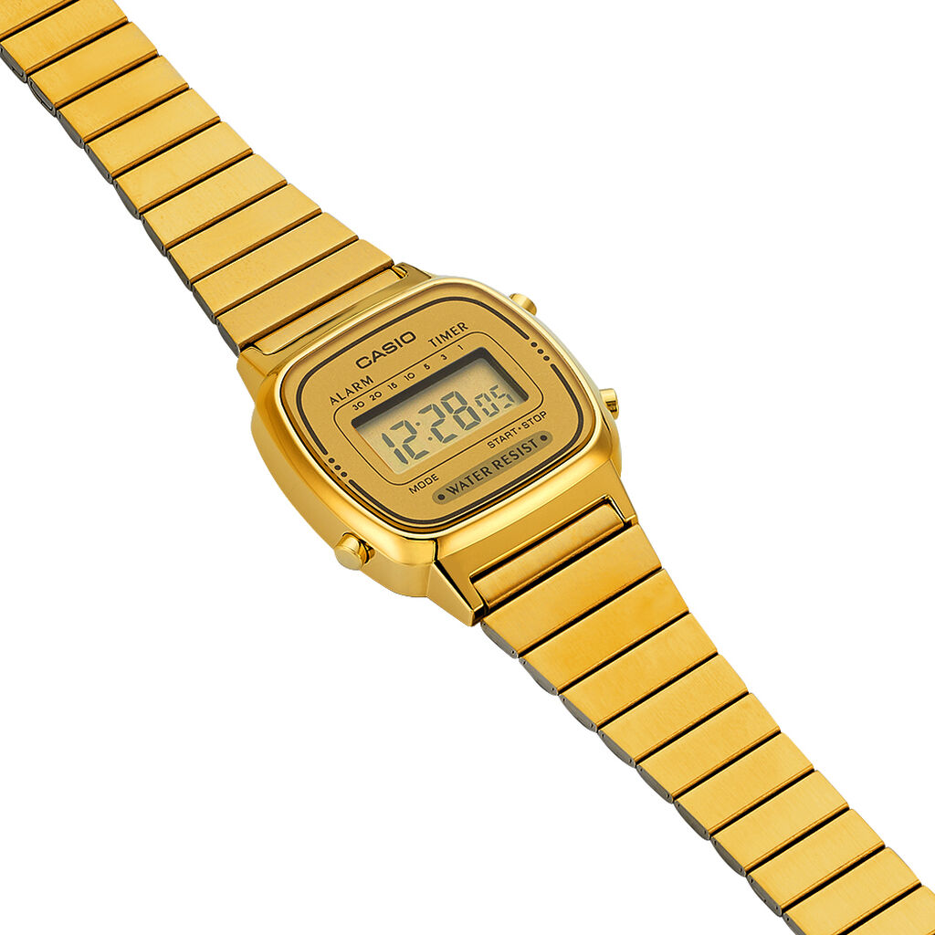 Montre Casio Collection Vintage Champagne - Montres Femme | Histoire d’Or