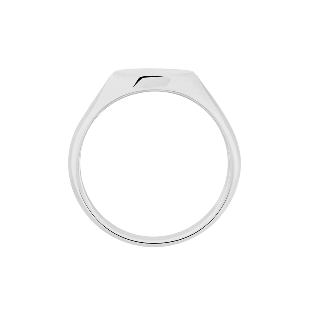 Chevalière Karl Argent Blanc - Chevalières Homme | Histoire d’Or
