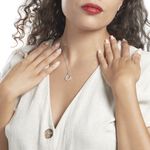 Pendentif Amelot Argent Blanc Oxyde De Zirconium - Pendentifs Femme | Histoire d&rsquo;Or