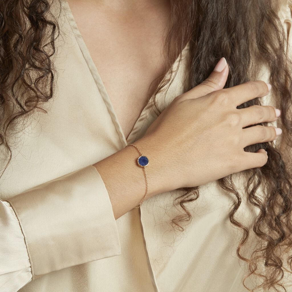 Bracelet Plaqué Or Neassasodalite - Bracelets Femme | Histoire d’Or