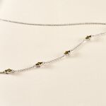 Collier Borya Argent Blanc Oxyde De Zirconium - Colliers fantaisie Femme | Histoire d&rsquo;Or