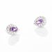 Boucles D'oreilles Puces Argent Blanc Tania Oxydes De Zirconium - Boucles d'oreilles fantaisie Femme | Histoire d’Or