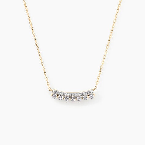 Collier Drake Or Jaune Oxyde De Zirconium - Colliers Femme | Histoire d’Or