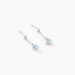 Boucles D'oreilles Pendantes Goutte Or Blanc Topaze - Boucles d'oreilles pendantes Femme | Histoire d’Or