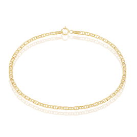 Bracelet Clemens Maille Marine Rectangle Or Jaune - Bracelets chaîne Femme | Histoire d’Or