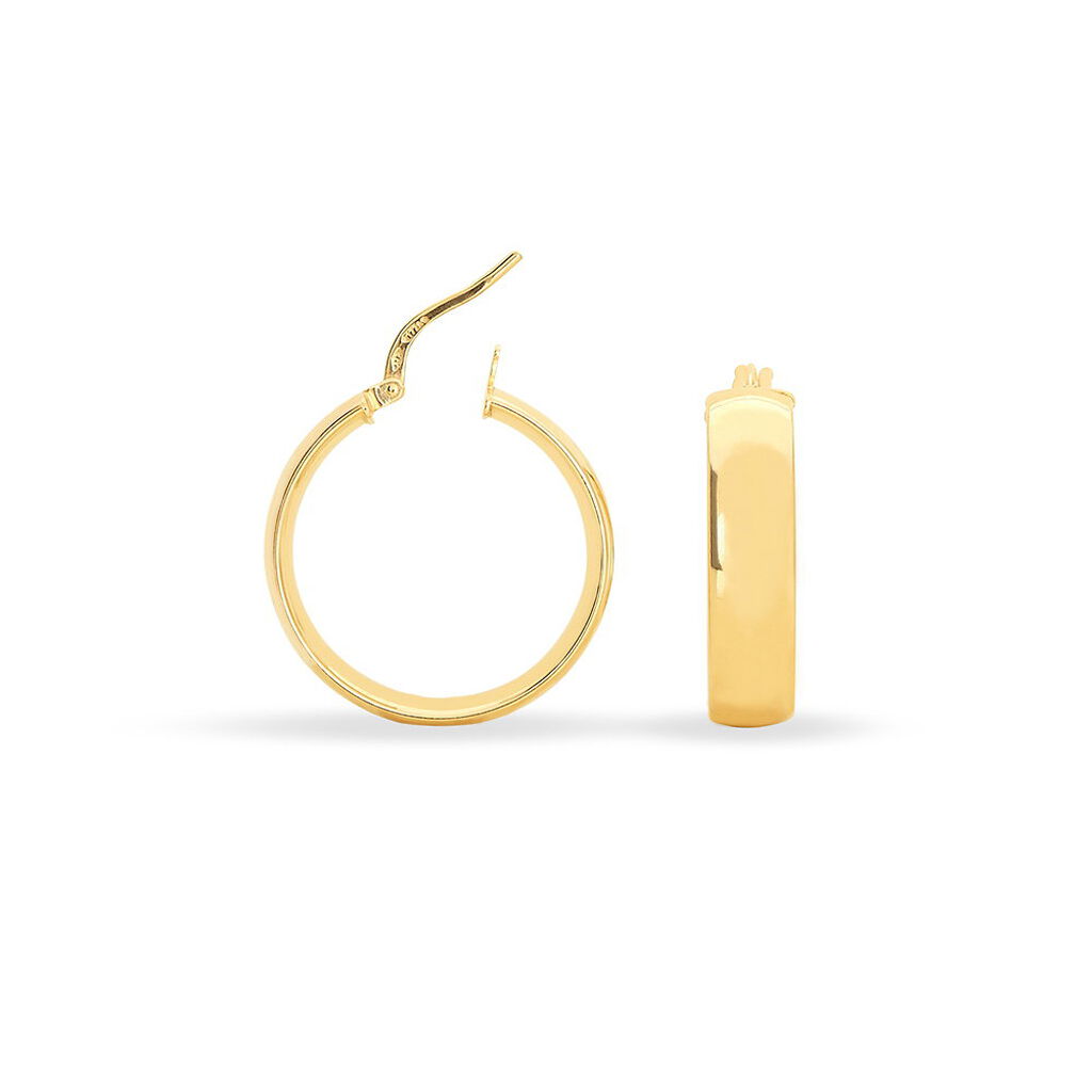 Créoles Terezia Or Jaune - Boucles d'oreilles créoles Femme | Histoire d’Or