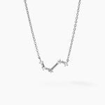 Collier Vega Argent Blanc Oxyde De Zirconium - Colliers Zodiaque Femme | Histoire d&rsquo;Or