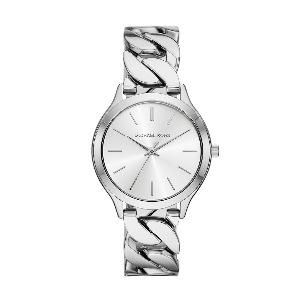 Montre Michael Kors Slim Runway Blanc - Montres Femme | Histoire d’Or