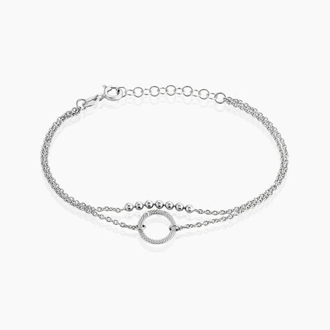 Bracelet Claramay Argent Blanc - Bracelets Femme | Histoire d&rsquo;Or