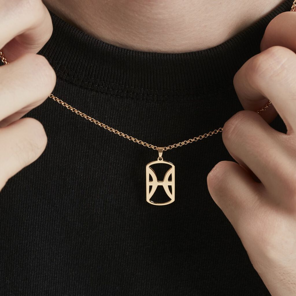 Collier Plaqué Or Prospero - Colliers Zodiaque Homme | Histoire d’Or