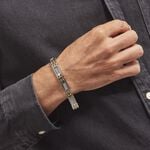 Bracelet Jourdan Zephir Acier Bicolore Dore / Blanc - Bracelets Homme | Histoire d&rsquo;Or