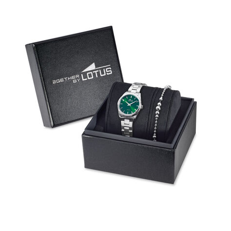 Coffret De Montre Lotus Old Money Vert - Montres Femme | Histoire d’Or