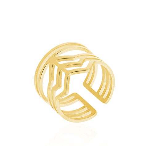 Bague Ajustable Adel Acier Dor&eacute; - Bagues fantaisie Femme | Histoire d&rsquo;Or