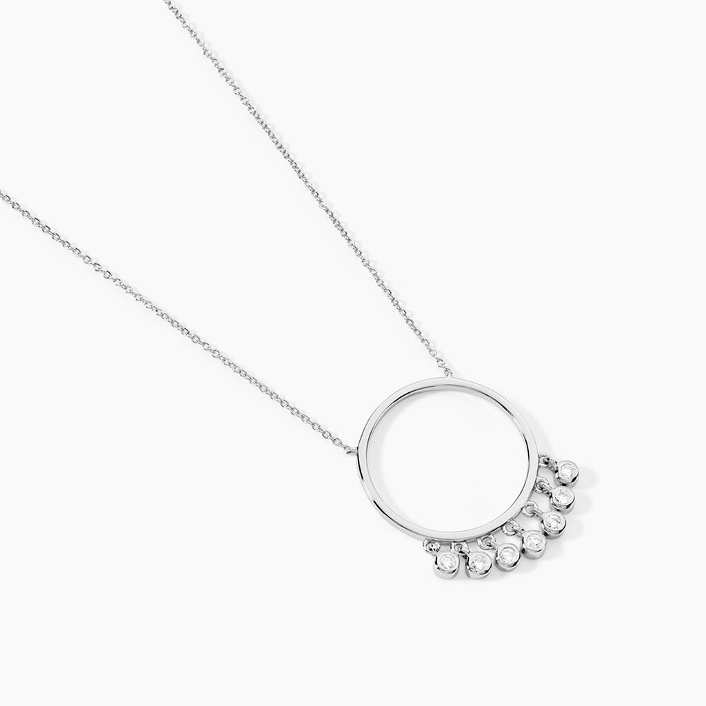 Collier Orida Argent Blanc Oxyde De Zirconium - Colliers fantaisie Femme | Histoire d’Or