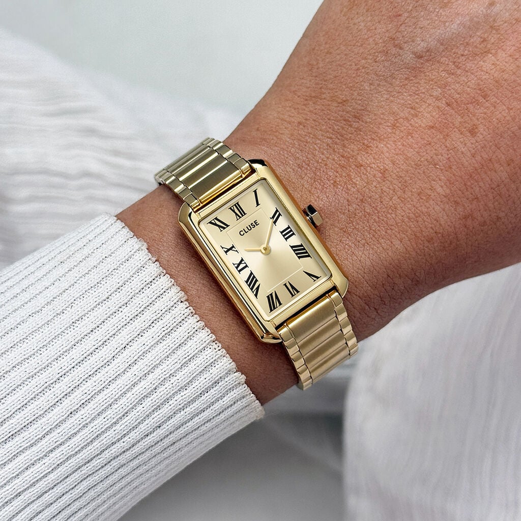 Montre Cluse Belisenna Champagne - F&ecirc;te des m&egrave;res Femme | Histoire d&rsquo;Or