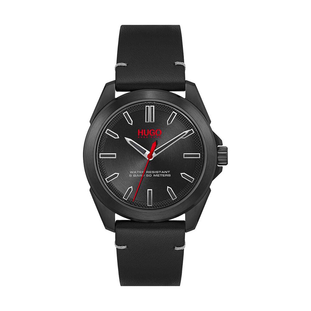 Montre Hugo Adventure Noir - Montres Homme | Histoire d’Or