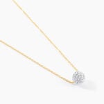 Collier Or Jaune Hepsibah Cristal - Colliers Femme | Histoire d&rsquo;Or