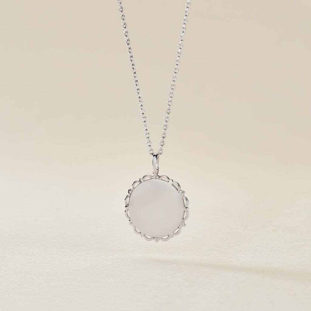 Pendentif Molya Argent Blanc - Pendentifs Femme | Histoire d&rsquo;Or