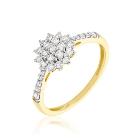 Bague Chouchana Ld Or Jaune Diamant Synthétique - Bagues avec pierre Femme | Histoire d’Or