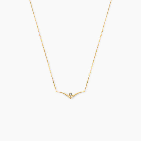 Collier Volia Or Jaune Diamant - Colliers Femme | Histoire d&rsquo;Or