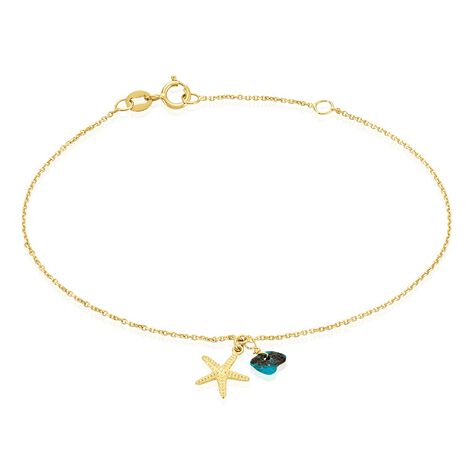 Bracelet Under The Sea Or Jaune Turquoise - Bracelets Femme | Histoire d’Or