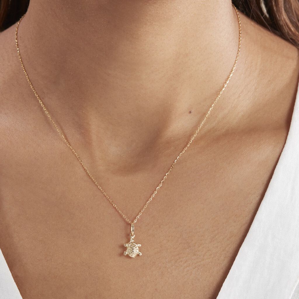 Pendentif Kalinka Tortue Or Jaune - Pendentifs Famille | Histoire d’Or