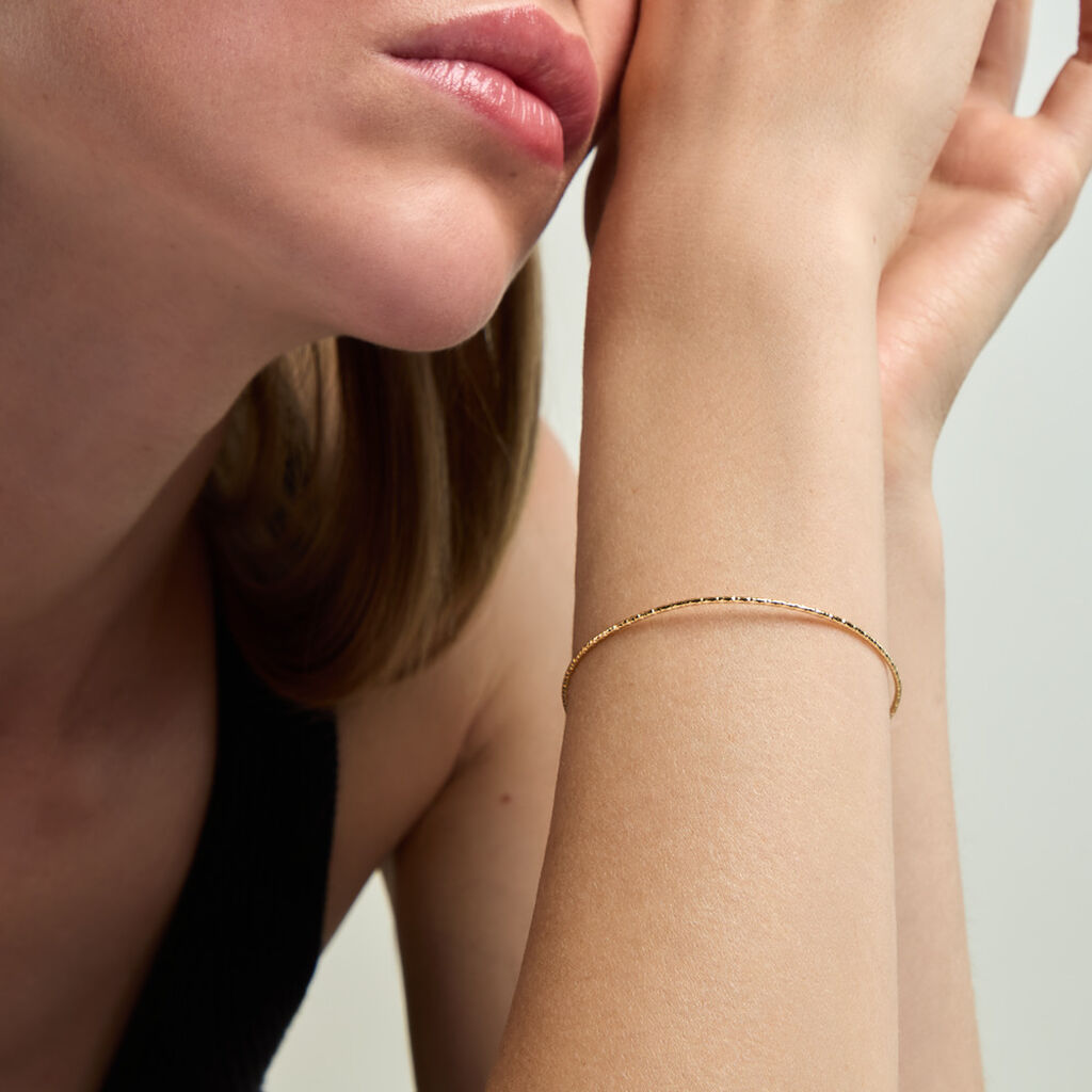 Bracelet Melvina Argent Dor&eacute; A L'Or 750/1000 - Bijoux sans pierre Femme | Histoire d&rsquo;Or