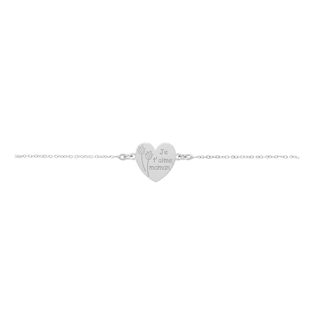 Bracelet Florine Argent Blanc - Bracelets Femme | Histoire d’Or