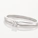 Bague Solitaire Flora Or Blanc Diamant - Bagues solitaires Femme | Histoire d’Or