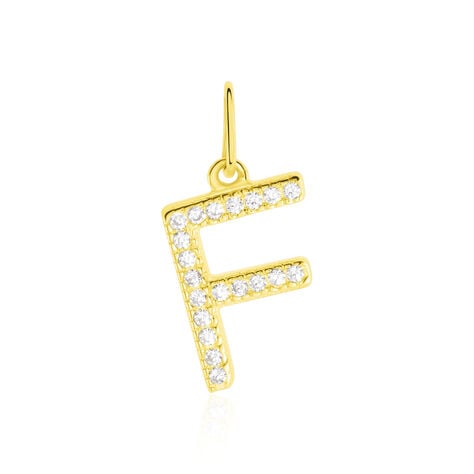 Pendentif Lettre F Or Jaune Oxyde - Pendentifs Famille | Histoire d&rsquo;Or