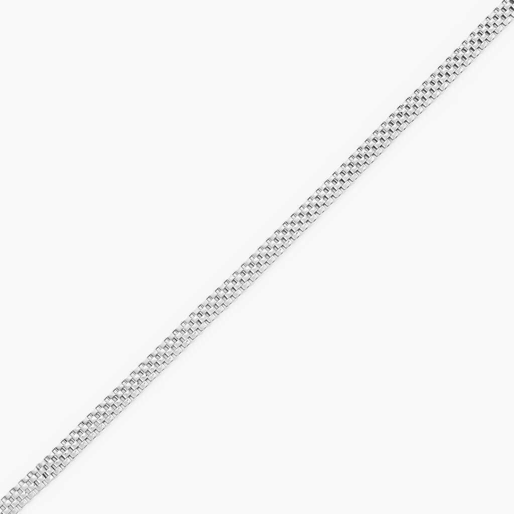 Bracelet Christine Argent Blanc - Bracelets cha&icirc;ne Femme | Histoire d&rsquo;Or