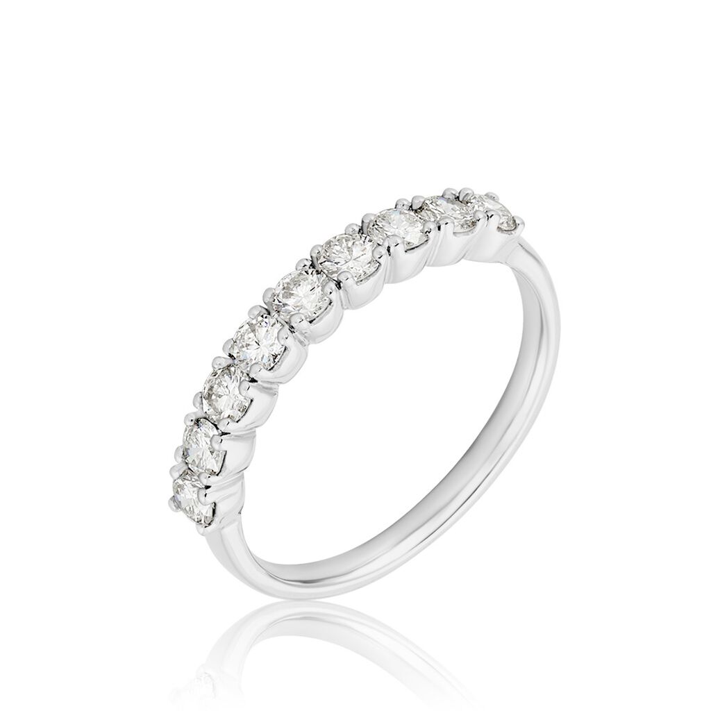 Demi Alliance Hera Platine Blanc Diamant