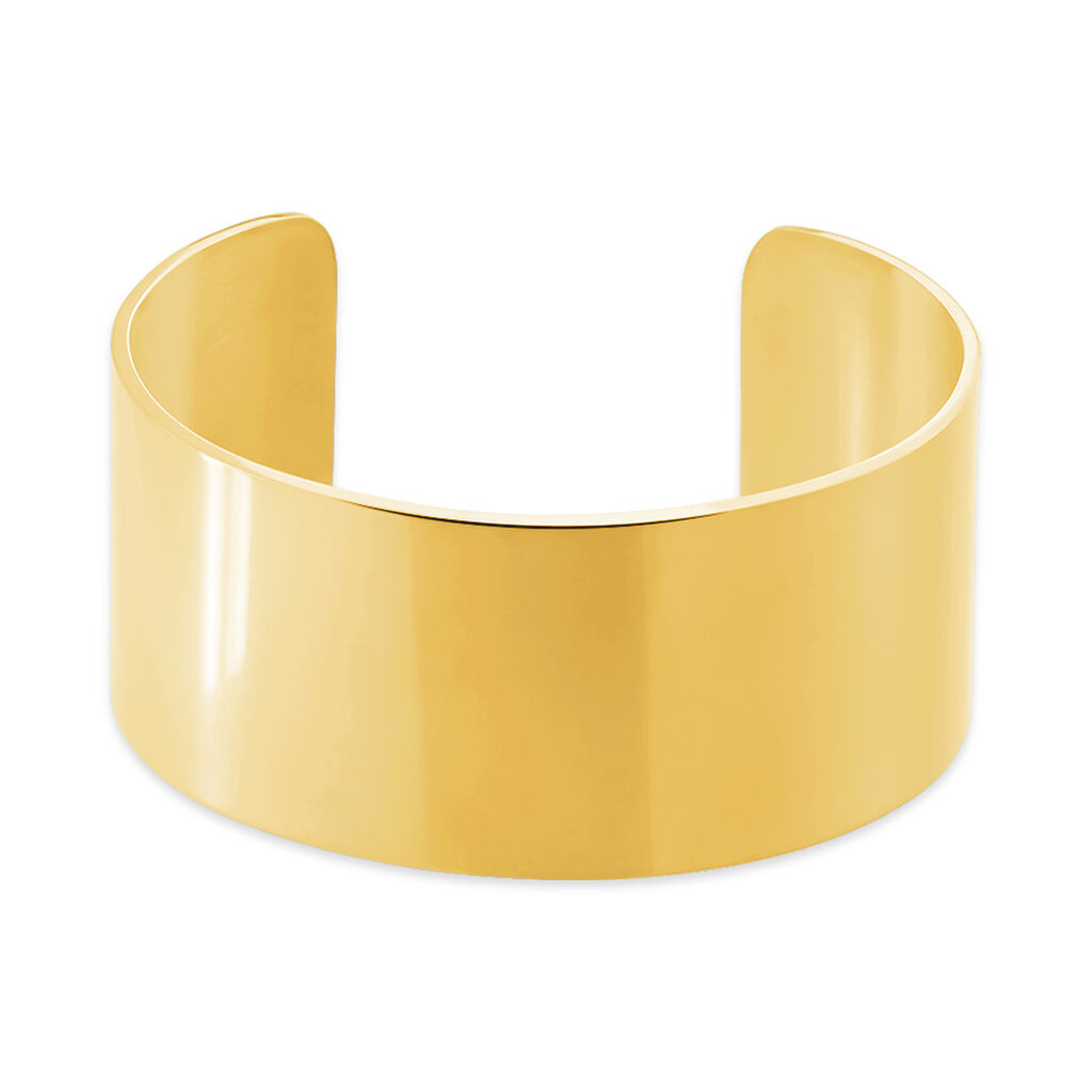 Bracelet Jonc Aissa Acier Jaune - Bracelets joncs Femme | Histoire d&rsquo;Or