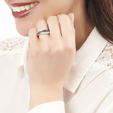 Bague Bethany Argent Blanc Oxyde De Zirconium - Bagues avec pierre Femme | Histoire d’Or