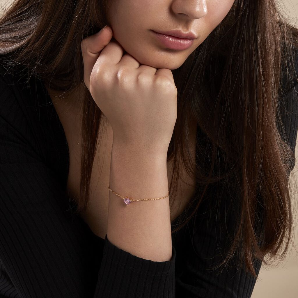 Bracelet Plaqué Or Carpantus Oxyde De Zirconium - Bracelets Femme | Histoire d’Or
