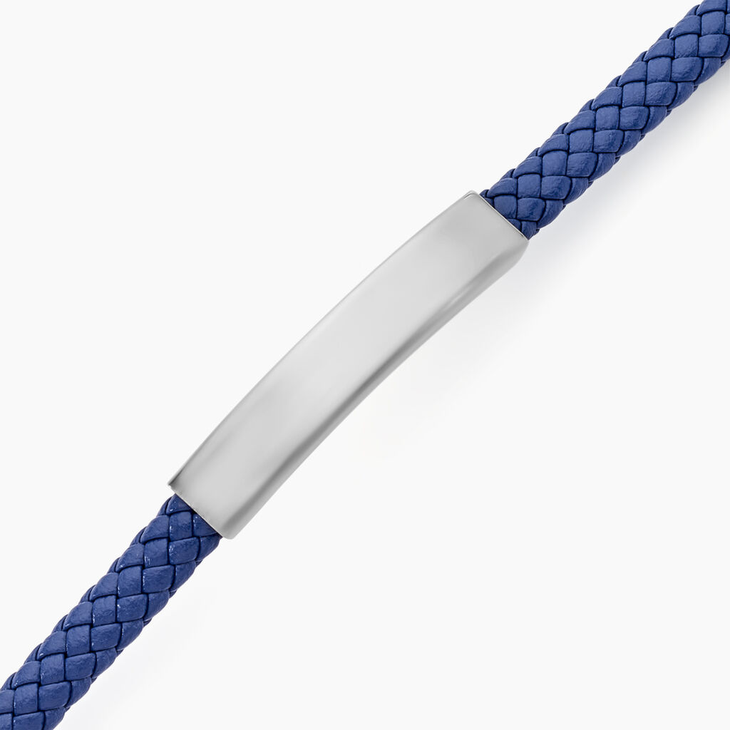 Bracelet Legacy Acier Blanc - Bracelets Cuir Homme | Histoire d&rsquo;Or