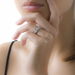 Bague Setti Or Blanc Diamant - Bagues avec pierre Femme | Histoire d’Or