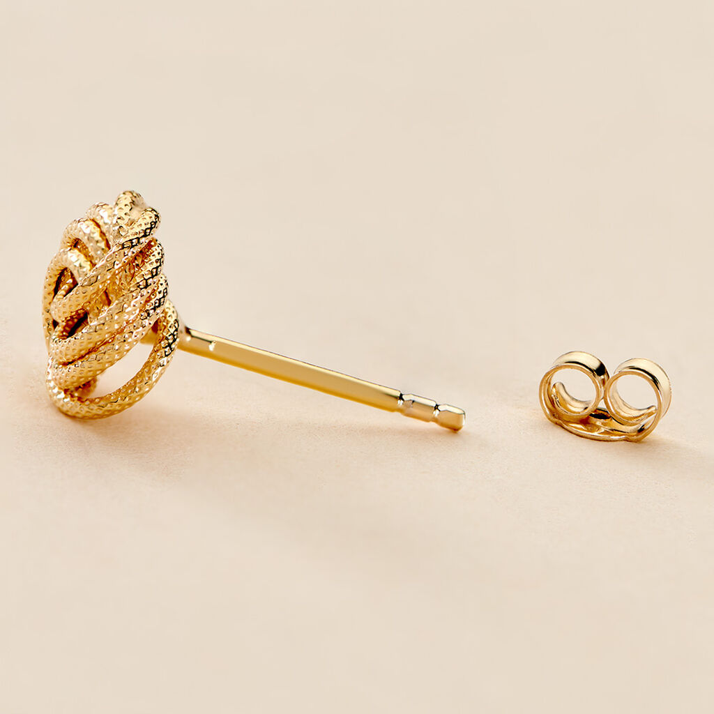 Fermoir Papillon Boucle D'oreille Or Jaune - Collection classique Famille | Histoire d&rsquo;Or