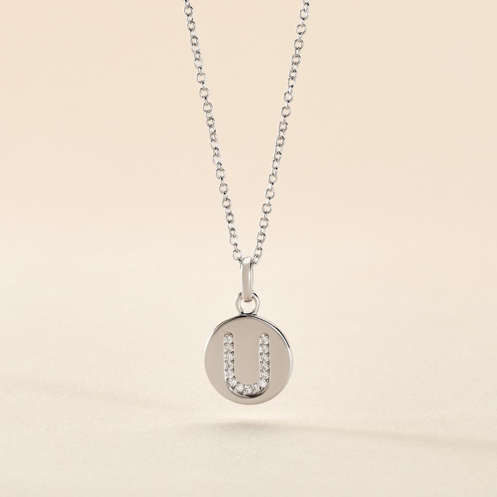 Collier Argent Eugenien Oxydes De Zirconium - Colliers fantaisie Femme | Histoire d&rsquo;Or