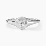 Bague Inola Argent Blanc - Bagues fantaisie Femme | Histoire d&rsquo;Or